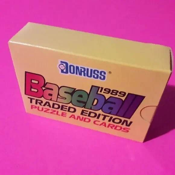 1989 DONRUSS Baseball Traded Edition. Complete Set In Factory Cello Wrap - Picture 3 of 5